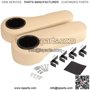 Golf Cart Rear Seat Armrest for EZGO Club Car Yamaha 1" Square Tubes,No Drilled