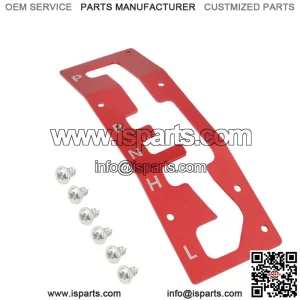 Shifter Gate Plate Panel For Can-Am Maverick X3 TURBO Models 2017+ Red