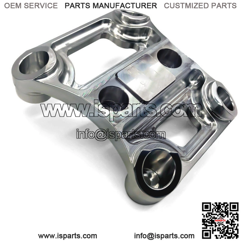 LM UTV 2017-2021 Can-Am Maverick X3 Rear Radius Rod Plate - Machined Finish