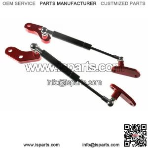 For Can-Am Maverick X3 2017-2020 Black & Red Aluminum Anodized Door Opener Kits