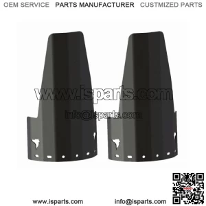 Can Am Maverick X3 XDS XRS Shock Guards Aluminum CNC Cut 2017-2018 Black