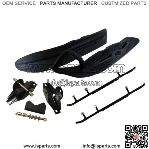 EXO-S All-Terrain Skis Mount Kit & 6" Carbides for Polaris for many 2005-2017 IQ