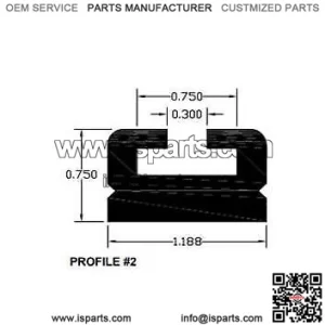 Black Slide Runner Profile 2 66" 102-66-80 (For: Yamaha Sidewinder MTX)