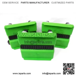 Lime Green Plastic Snowmobile Cat Caddy Sled Dollies Dolly 5639-874