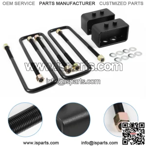 2pcs 3" Rear Leveling Lift Kit Fits For 2004-2020 Ford F150 F-150 2WD 4WD Black