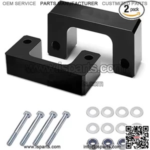 2.5'' Front Leveling Lift Kit Compatible with 2007-2021 Silverado 1500/Tahoe/Avalanche 1500/Suburban 1500 | Yukon Sierra 1500/Yukon XL 1500 Front Lift Spacers 2 Pack