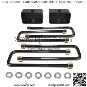 Fit 99-22 Silverado/ Sierra 1500 3" Rear Leaf Spring Leveling Lift Kit Blocks