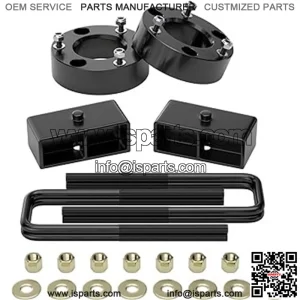 2.5" Front and 2" Rear Leveling Lift Kits for 2007-2023 Silverado Sierra 1500, 2.5inch Front Strut Spacers and 2inch Rear Lift Blocks with Extended U Bolts