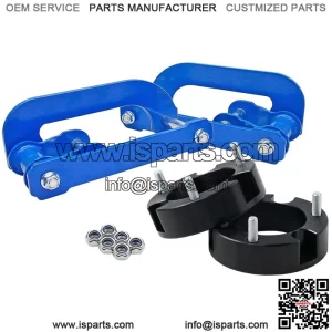 Front Spacer Rear G-Shackle Lift Up Combo Package Kit For Toyota Hilux Revo 2016