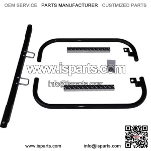 Nerf Bar Set Jake's/Blk W/Dia Plate Step  E-Z-GO  RXV