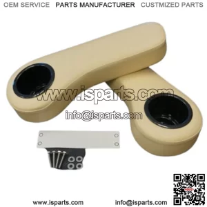 EZGO/Club Car/Yamaha Golf Cart Rear Seat Arm Rest Cushion Cupholder (BUFF)