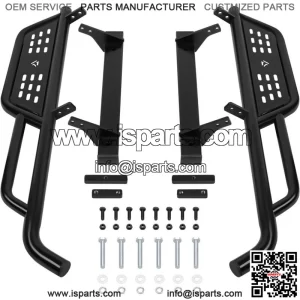 Heavy Duty Nerf Bars / Running Boards for EZGO TXT 1996-2021 Golf Cart(Set of 2)