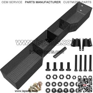 Golf Cart Front Basket for Club Car Tempo, Dash Storage Tray Organizer (Black)