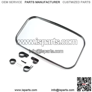 Black 1.75" Roll Bar UTV Rear View Mirrors For Polaris Polaris RZR XP Arctic Cat (For: More than one vehicle)