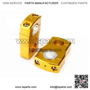 Pivoting Handlebar Risers 2 Inch Rise 7/8" 1 1/8" Bar For Polaris RZR Arctic Cat (Fits: Yamaha)