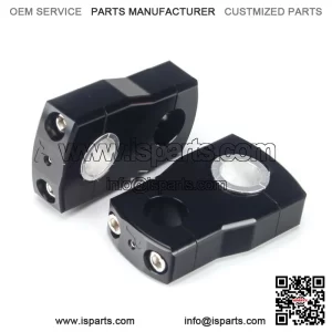 2" Pivoting Bar Risers for 7/8" 1 1/8" Handlebar for POLARIS RANGER 500 700 800 (Fits: Yamaha)