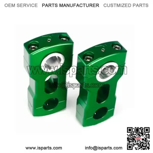 Aluminum Handlebar Riser Mount Clamp For ATV 7/8" 11/8" Bar Pivoting Risers  (Fits: Yamaha)