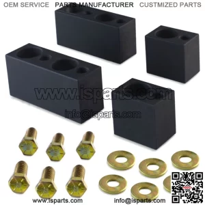 Front Driver Seat Spacer Lift Kit for Chevy Silverado + GMC Sierra Trucks 14-19 (For: More than one vehicle)