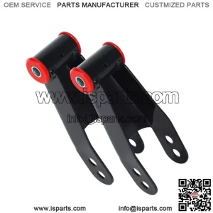 2" Rear Drop Shackles For 1988-2018 Chevy Silverado GMC Sierra 1500 Truck 410520 (For: More than one vehicle)