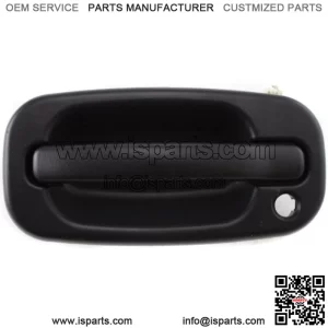 Exterior Door Handle For 99-2006 Chevrolet Silverado 1500 Front LH Black Plastic (For: More than one vehicle)