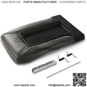 Leather Center Console Lid Arm Rest Cover Fit For 1999-2007 Chevy Silverado (For: More than one vehicle)