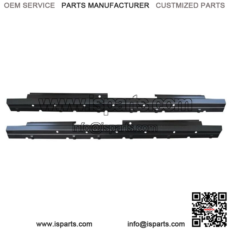 Lh Rh 2007-2013 Chevy Gmc Pickup Slip on Rocker Panels 4 dr Crew Cab (For: More than one vehicle)