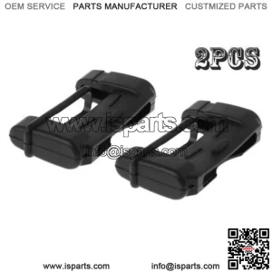 2Pcs Black Silicone Car Parts Seat Belt Buckle Clip Cover Accessories Universal (For: More than one vehicle)
