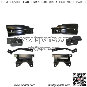 Front Bumper Impact Mounting Brace Brackets For 2007-2010 Silverado 2500HD 3500 (For: More than one vehicle)