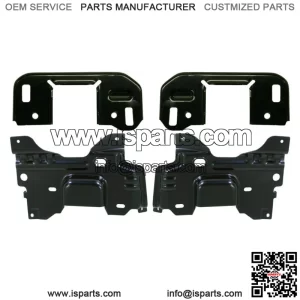 Front Bumper Mounting Brackets Set For 2009-2014 Ford F-150 (For: Ford F-150)