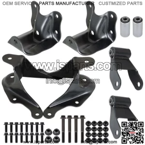 For 1986-1997 Ford Ranger Leaf Spring Shackle & Bracket Kit Set Rear