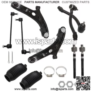 For 2012-2017 Hyundai Veloster Front Lower Control Arms + Tierods Sway Bars Kit