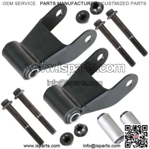 For Ford Mazda Truck Rear Leaf Spring Shackle Bracket Repair Kit Pair Set 2