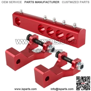 Red Lowering Drop Kit Billet For Yamaha Warrior Banshee 350 YFZ350 YFM350X