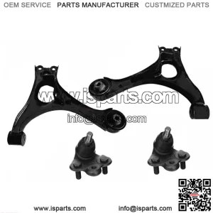 For 2006-2011 Acura CSX 2.0L Front Lower Control Arm Set Ball Joints Black 4pc