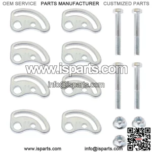 Pair Front Upper Control Arm Alignment Camber Bolt Kit LH Driver or RH Passenger