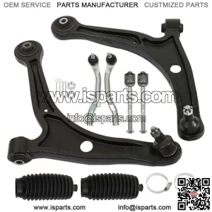 For 2003-2008 Honda Pilot Acura 8pc Front Lower Control Arm Ball Joints Tie Rods