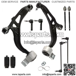 10pc For Ford Explorer Steering Suspension Kit Control Arms Tie Rod End Links