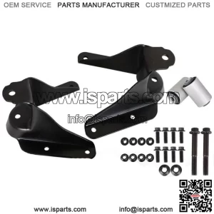 For 1980-1996 Ford F150 Front Leaf Spring Shackle Bracket Repair Kit Pair Set
