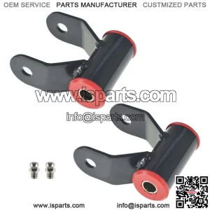 2x For 2002-2008 Dodge Ram 1500 2WD Drop Shackle Lowering Shackles Leveling Kit