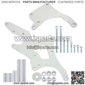 For 1999-2013 GM Truck & SUV Engine Serpentine Bracket Power Steering Pump Swap