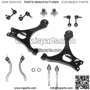 For Honda Civic 1.8L Control Arm Ball Joint Sway Bar TieRod Kit Non-Si Model 12X