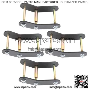 For 1987-1995 Jeep Wrangler YJ  4pcs 1.5" Front & Rear Level Lift Kit Shackles