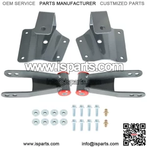 For 1999-06 Chevy Silverado &GMC Sierra 1500 4" Drop Kit Rear Shackles & Hangers