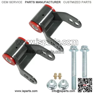 For 1988-1998 Chevy GMC K1500 K2500 4WD Rear Spring Shackle 1.5" or 2" Lift Kit