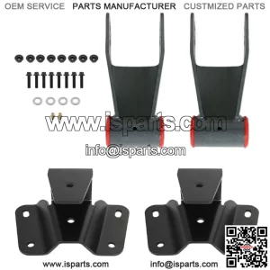 For 1973-1996 Ford F150 F100 4" Drop Leveling Lowering Shackles Hangers