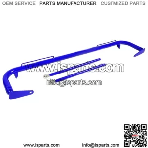 49" STAINLESS STEEL RACING SAFETY SEAT BELT CHASSIS ROLL HARNESS BAR ROD BLUE