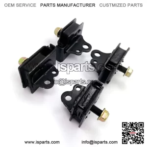 BOTTOM and TOP ENGINE MOUNT RUBBER DAMPER KIT For Yamaha Rhino 660 2004-2007