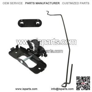 Hood Latch & Catch Striker & Rod & Safety Catch Kit For Dodge Ram 1500