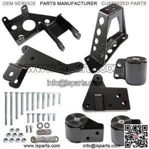 For Civic 92-95 Integra 94-01 K Series Swap K20 K24 62A Black Engine Swap Mounts