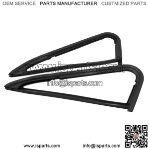 Front Vent Glass Window Weatherstrip Seals Set For 1981-91 Chevy Blazer
